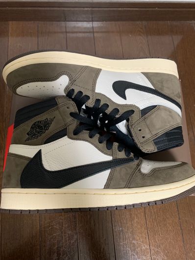 Travis Scott × Nike Air Jordan 1 Retro High OG TS SP "Sail/Dark Mocha"