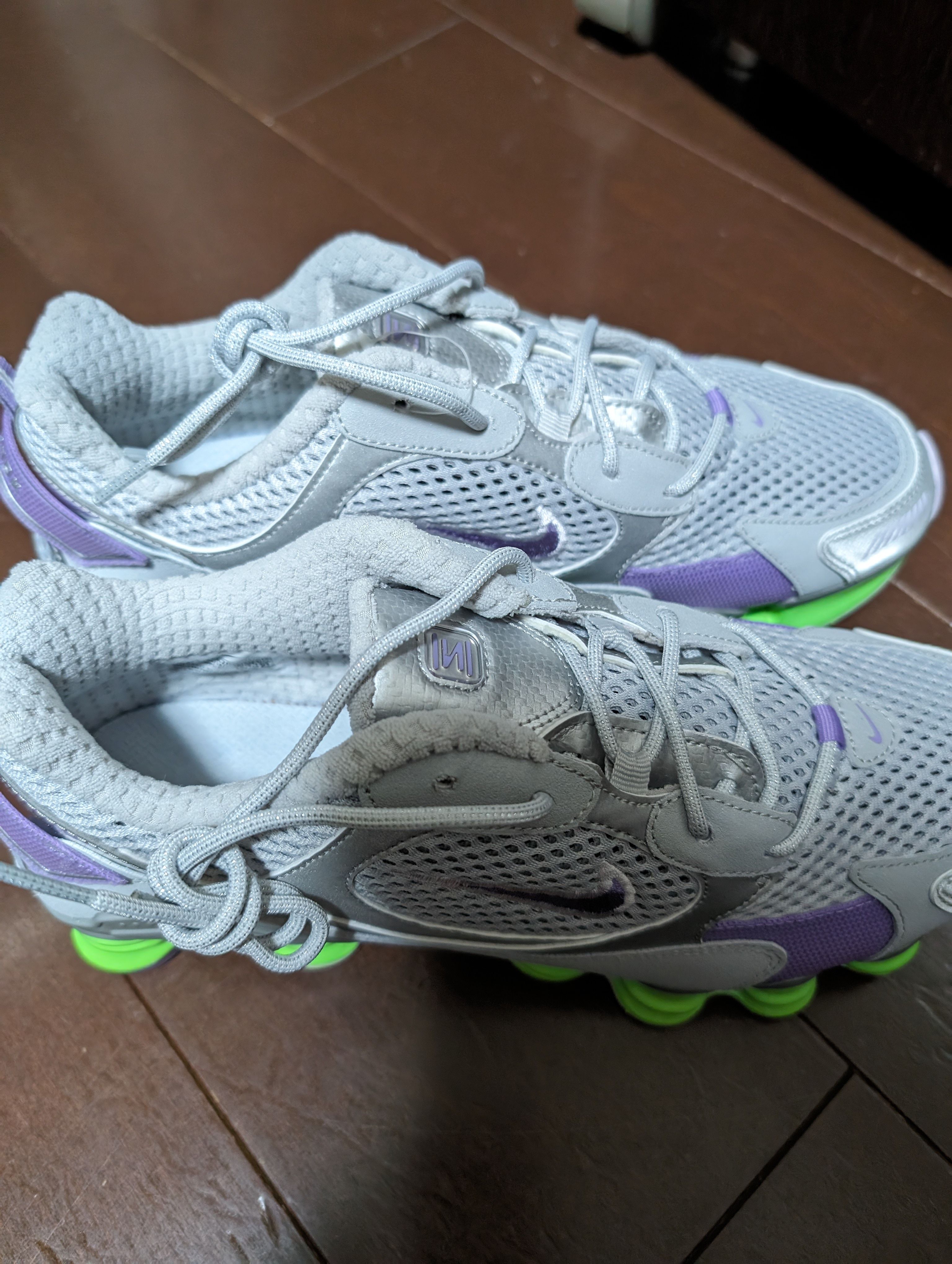 Nike Women's Shox TL Nova "Metallic Silver/Lime Blast"