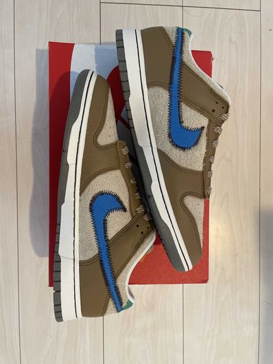 size? × Nike Dunk Low "Dark Driftwood/Photo BlueRattan"