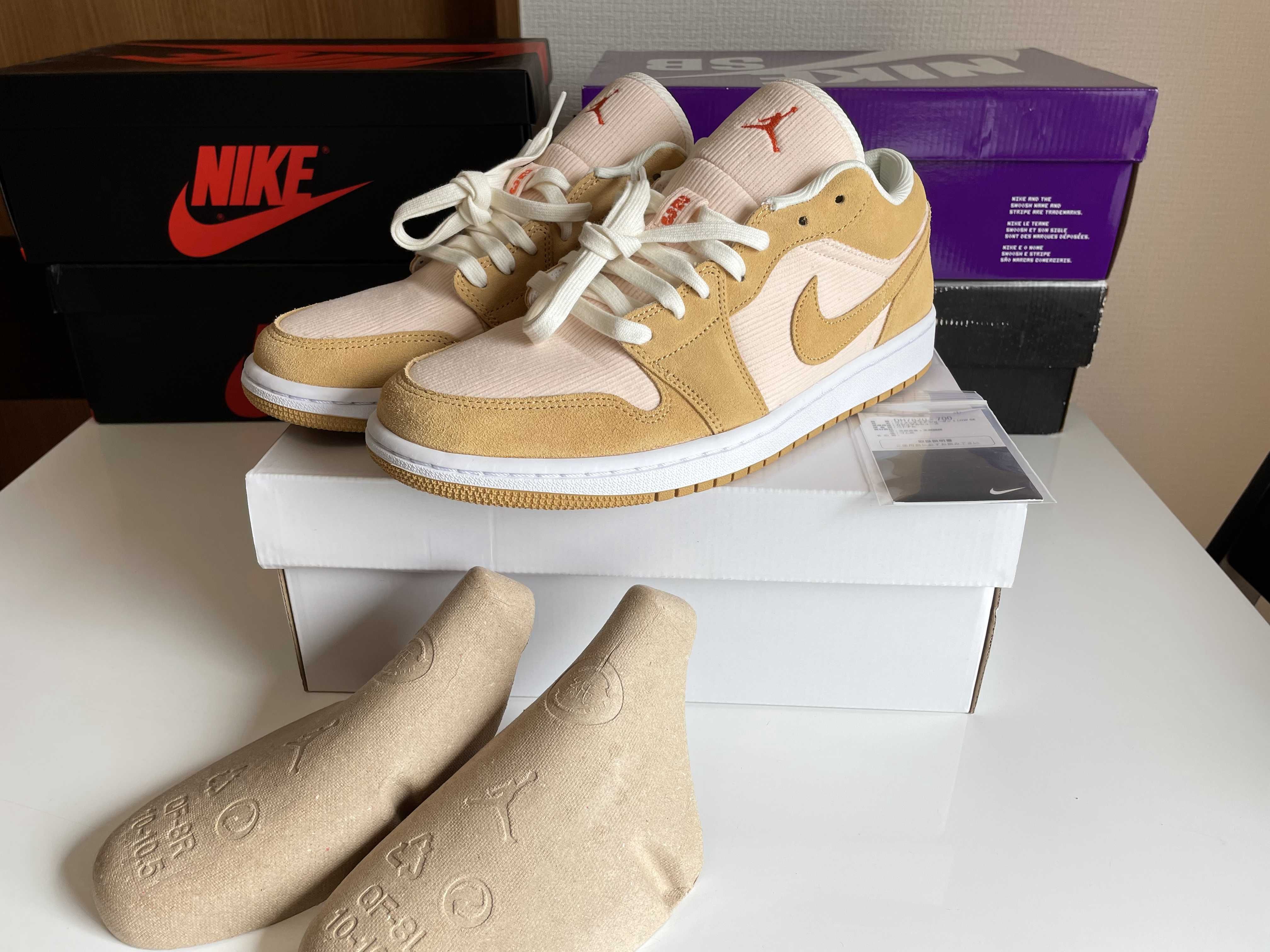 Nike Women's Air Jordan 1 Low "Corduroy And Suede"