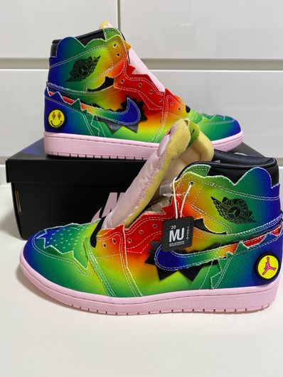 J Balvin × Nike Air Jordan 1 High OG "Rainbow"
