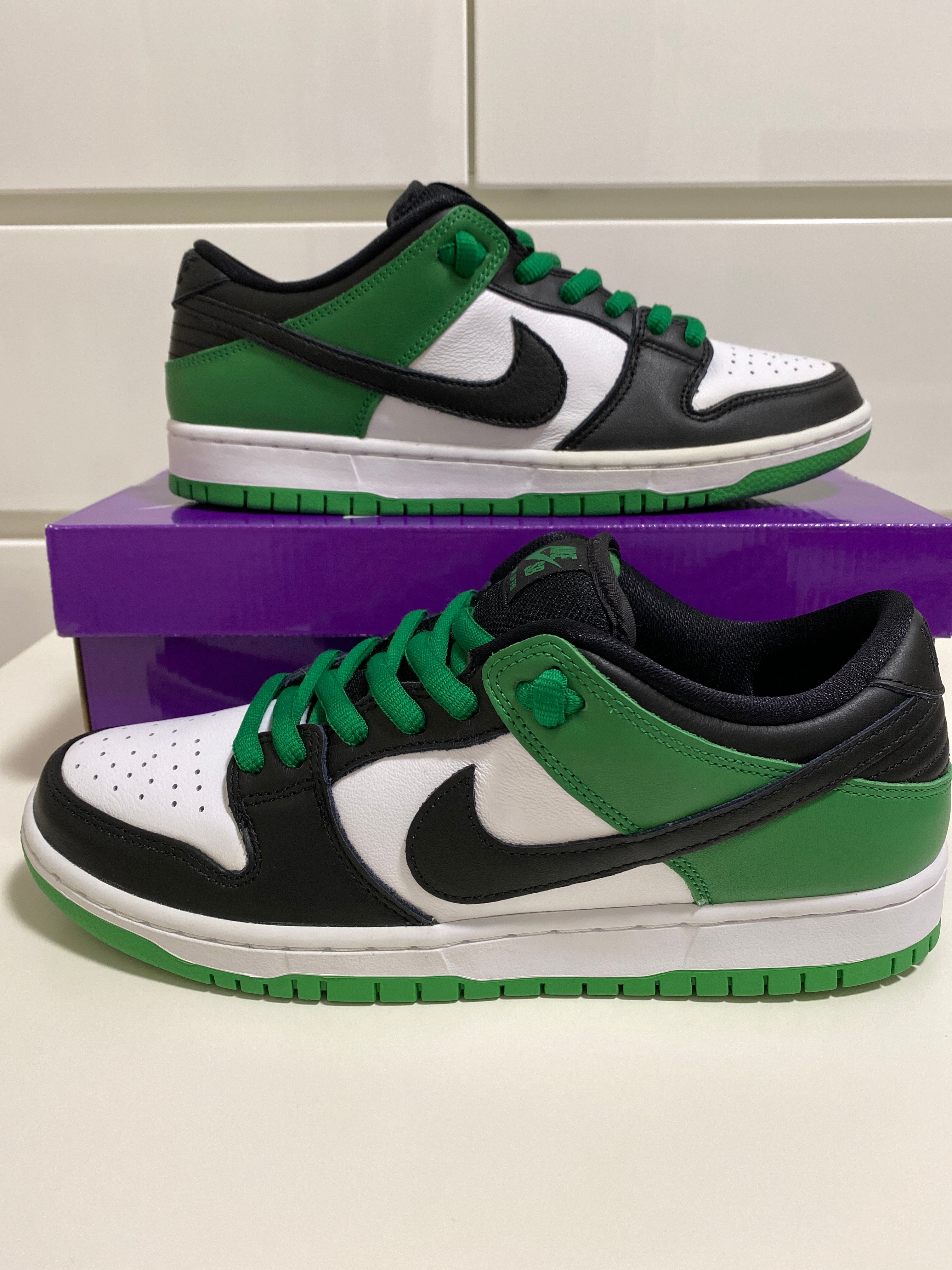 Nike SB Dunk Low Pro "Black and Classic Green"