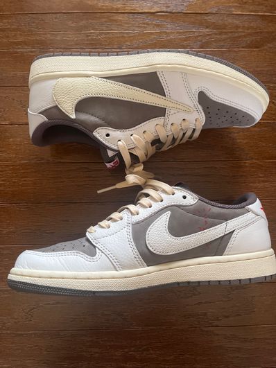 Travis Scott × Nike Air Jordan 1 Low OG SP "Reverse Mocha/Sail and Ridgerock"
