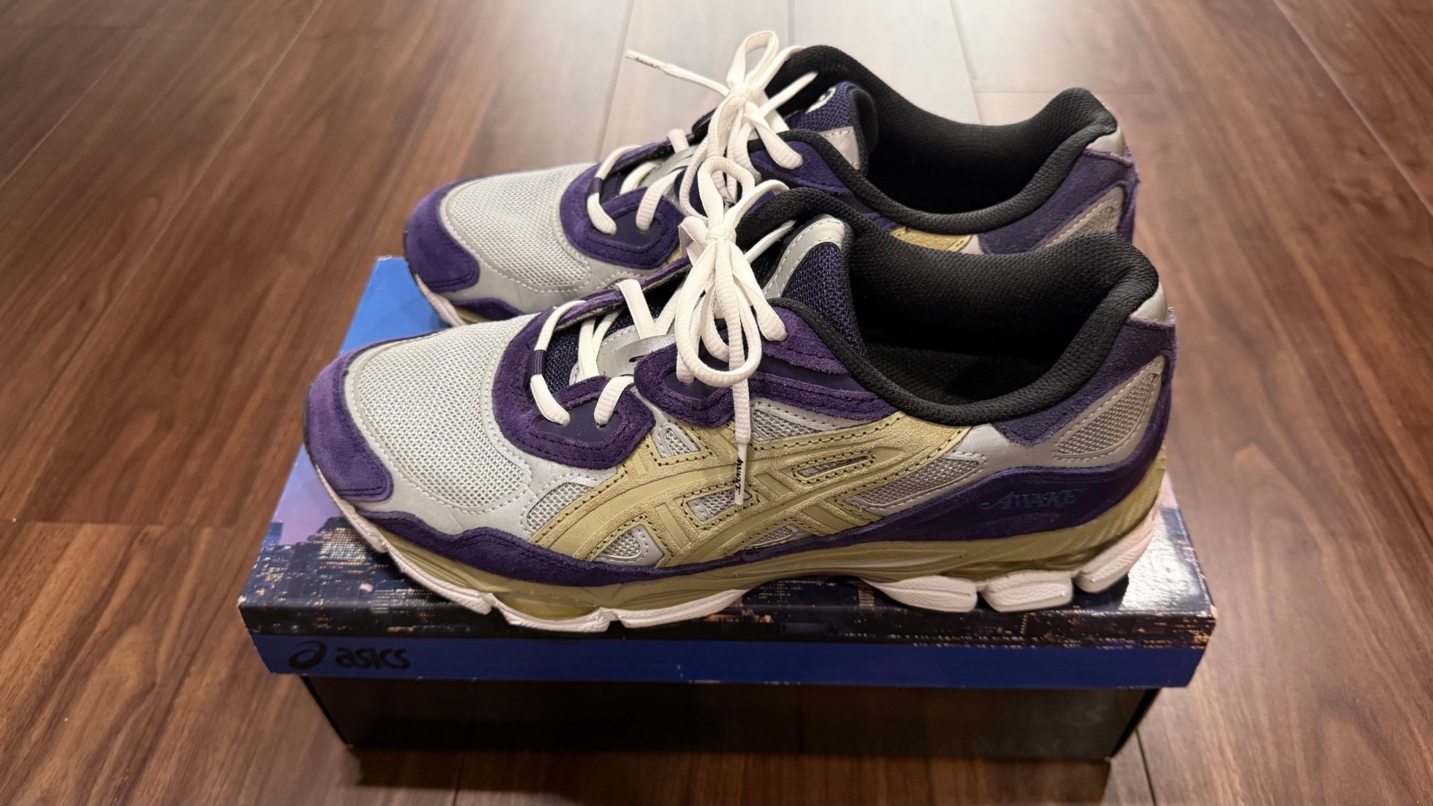 Awake NY × Asics Gel-NYC "Pure Silver/Gothic Grape"