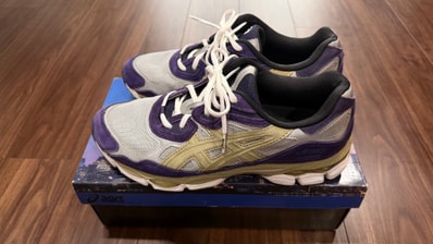 Awake NY × Asics Gel-NYC "Pure Silver/Gothic Grape"