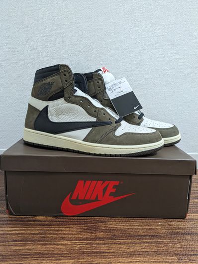 Travis Scott × Nike Air Jordan 1 Retro High OG TS SP "Sail/Dark Mocha"