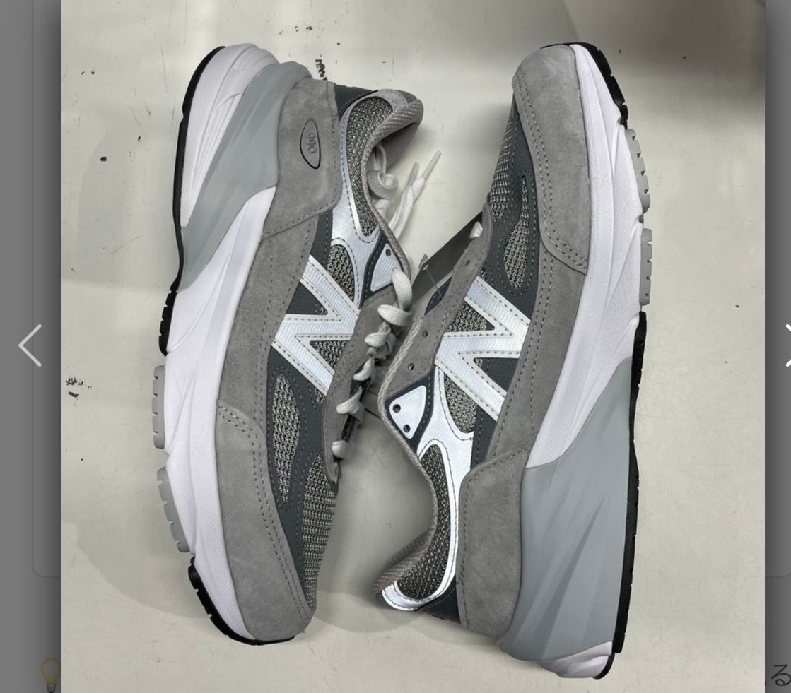 New Balance 990V6 "Gray" (Heel Logo NB)
