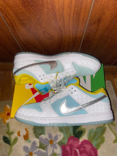 FTC × Nike SB Dunk Low "White/Blue"