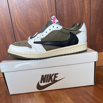 Travis Scott × Nike Air Jordan 1 Low OG SP "Reverse Olive"