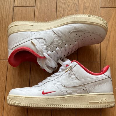KITH × Nike Air Force 1 Low "White/Red"