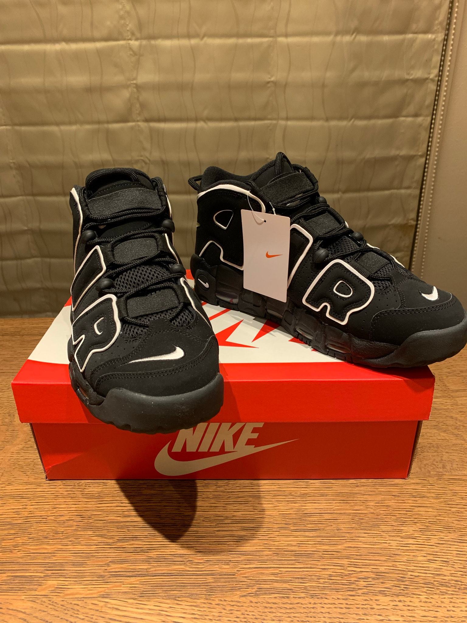 Nike Air More Uptempo "Black/White"(2020)