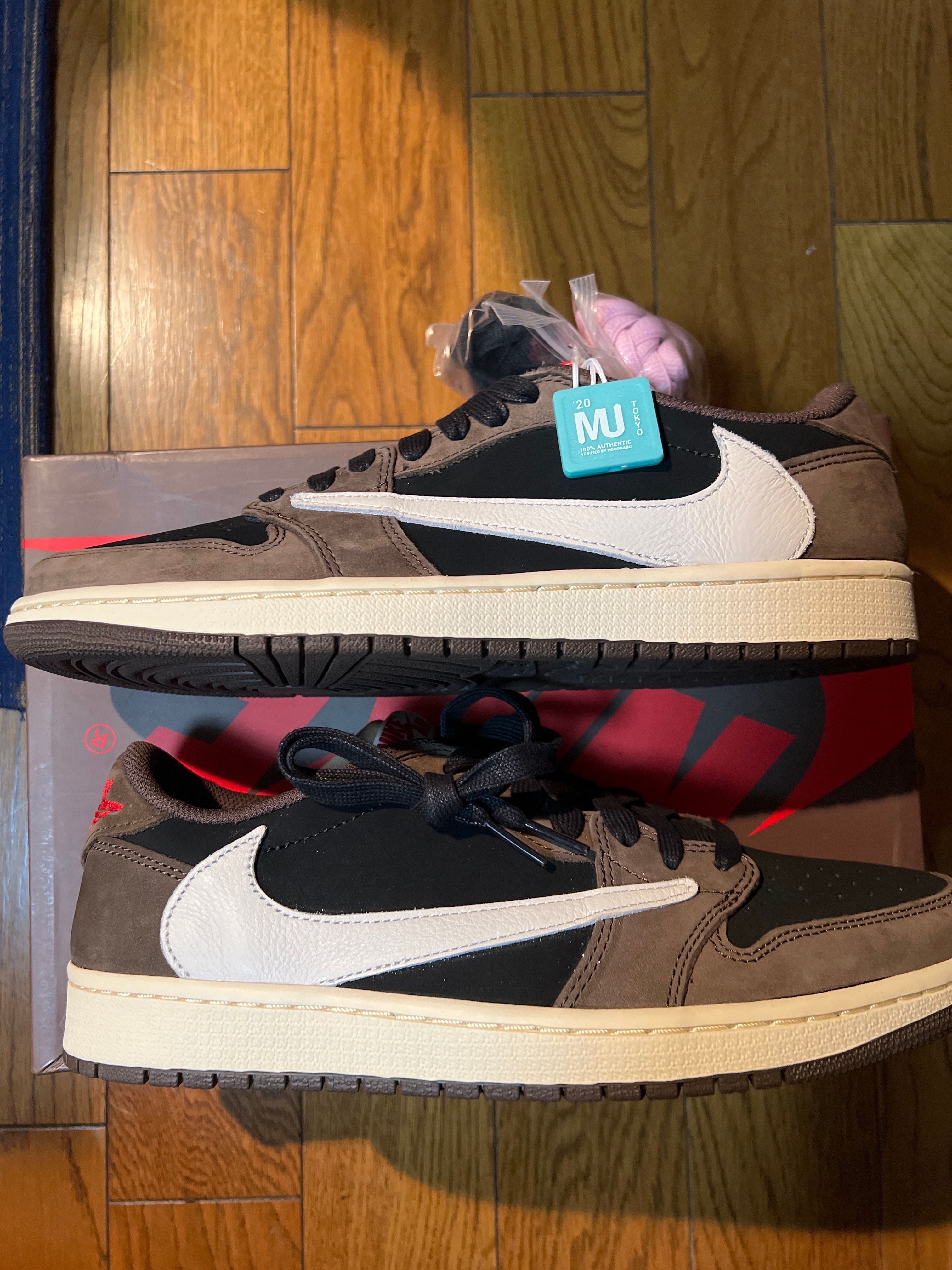 Travis Scott × Nike Air Jordan 1 Low OG SP-T  "Black/Dark Mocha"