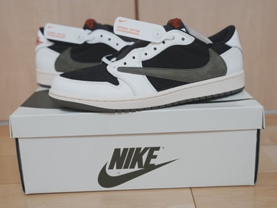 Travis Scott × Nike Women's Air Jordan 1 Low OG "Medium Olive"