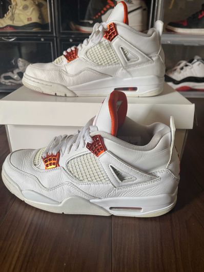 Nike Air Jordan 4 Retro "White/Team Orange"