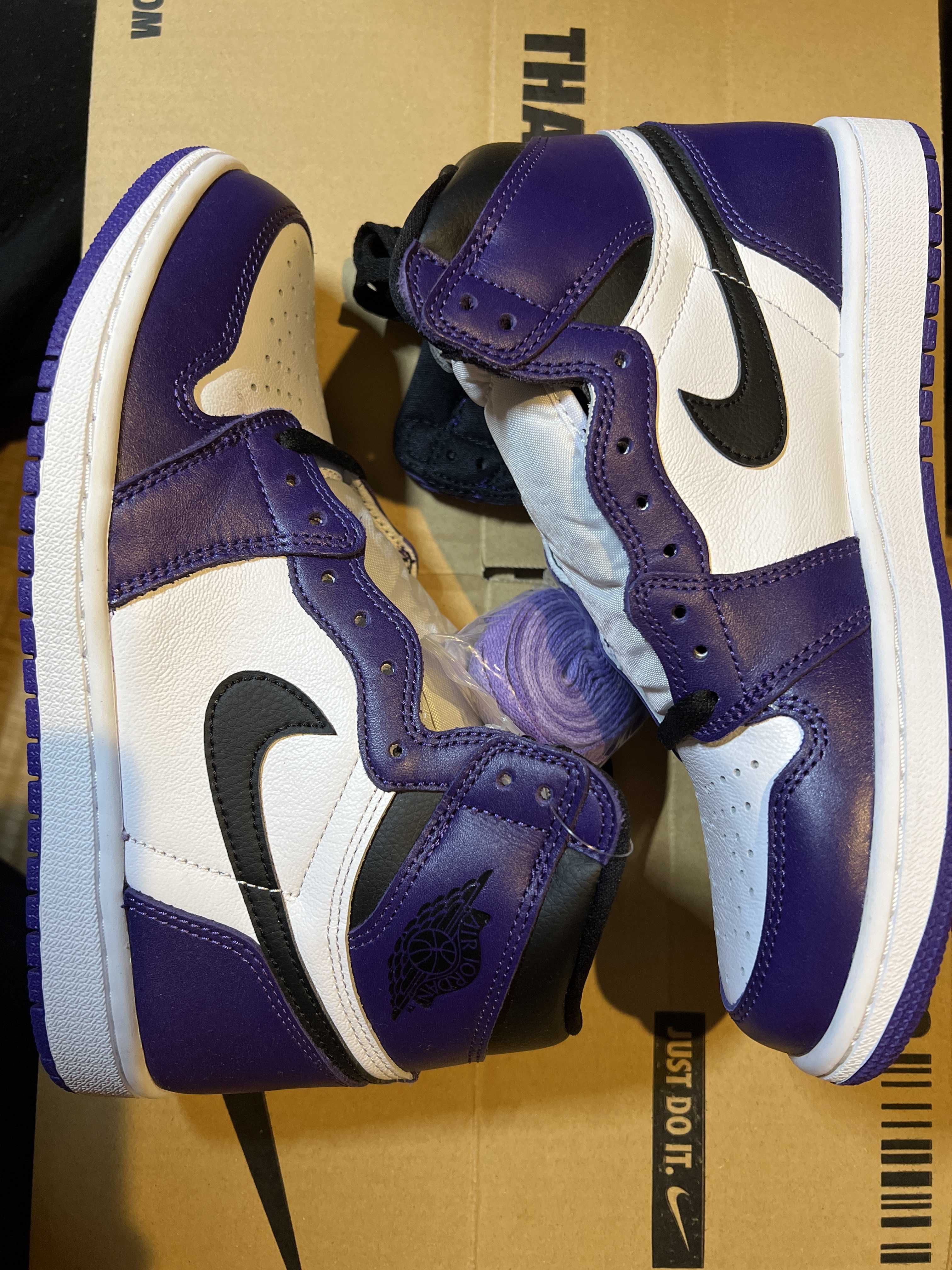 Nike Air Jordan 1 Retro High OG "Court Purple White/Black" (2020)   