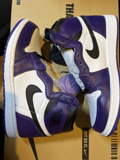 Nike Air Jordan 1 Retro High OG "Court Purple White/Black" (2020)