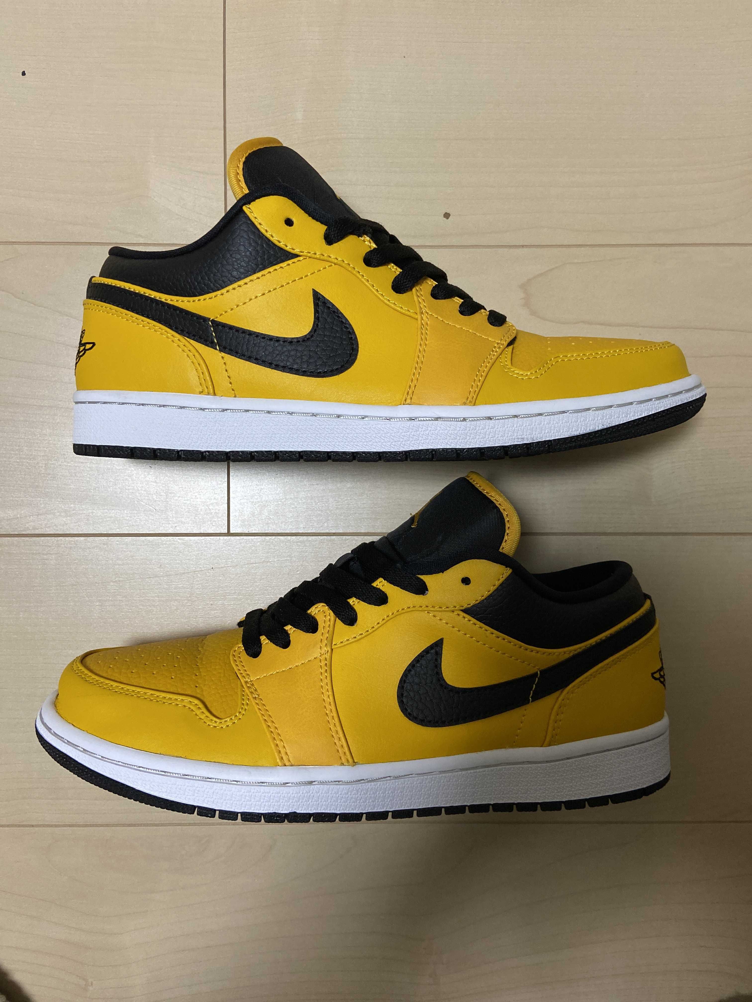 NIKE AIR JORDAN 1 LOW "UNIVERSITY GOLD"