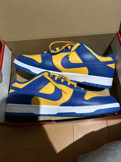Nike Dunk Low "Blue Jay and University Gold"