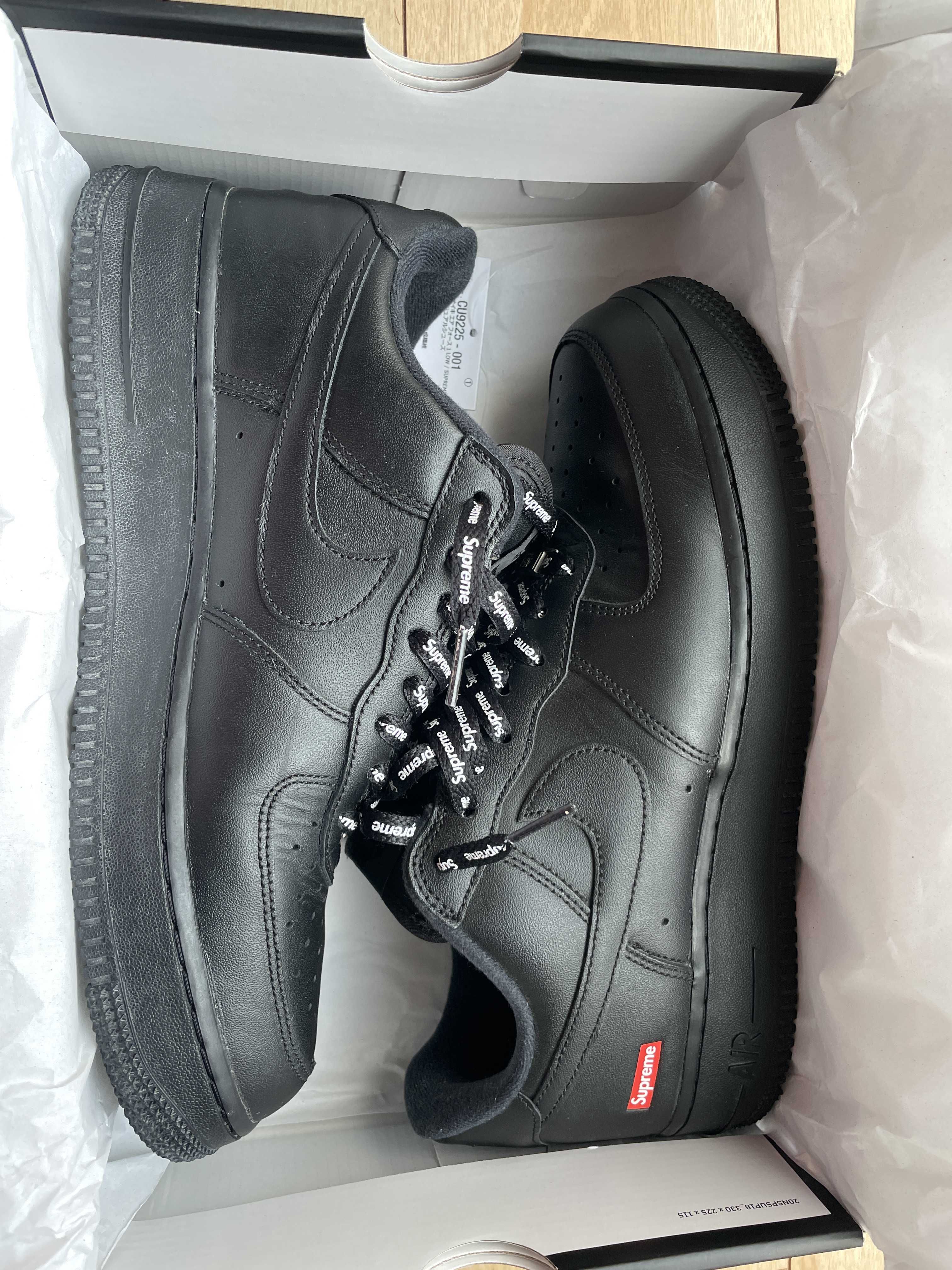 Supreme × Nike Air Force 1 Low "Black"