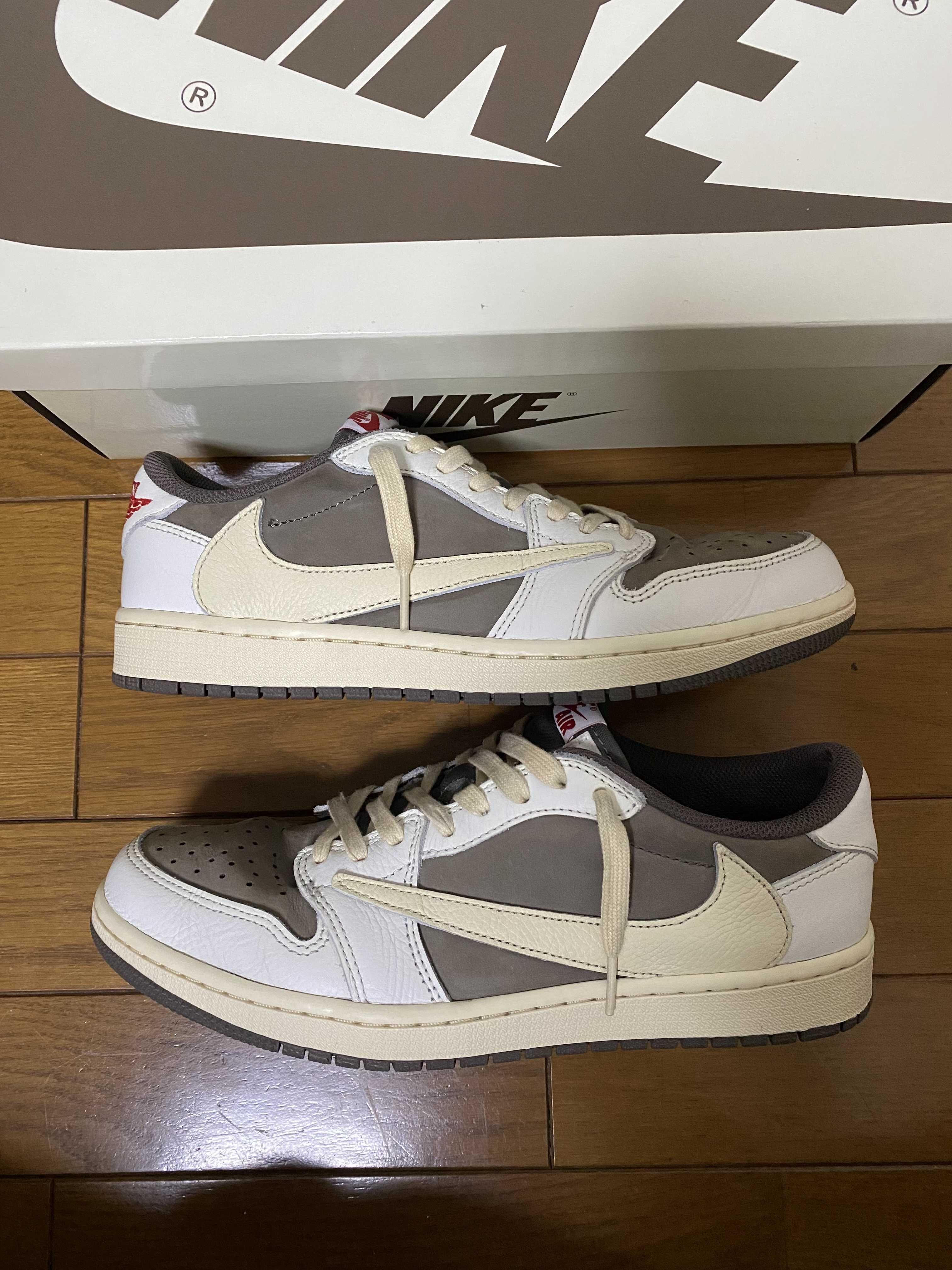 Travis Scott × Nike Air Jordan 1 Low OG SP "Reverse Mocha/Sail and Ridgerock"