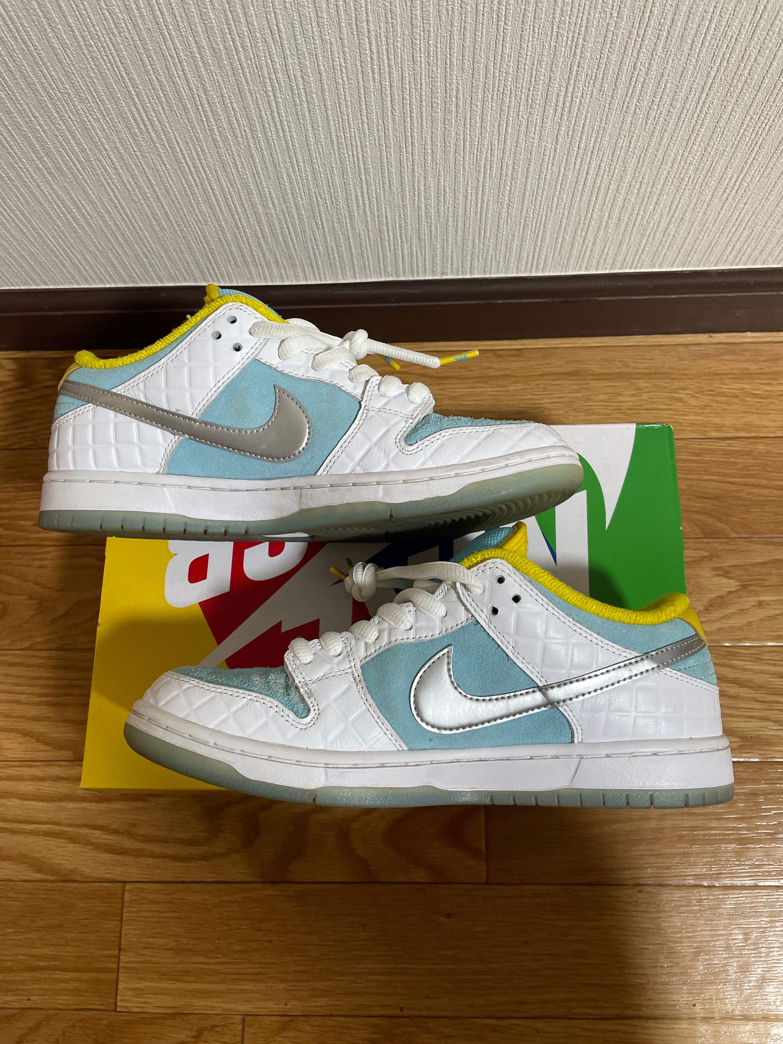 FTC × Nike SB Dunk Low "White/Blue"