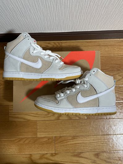 Nike SB Dunk High Pro ISO "Orange Label Unbleached Natural"