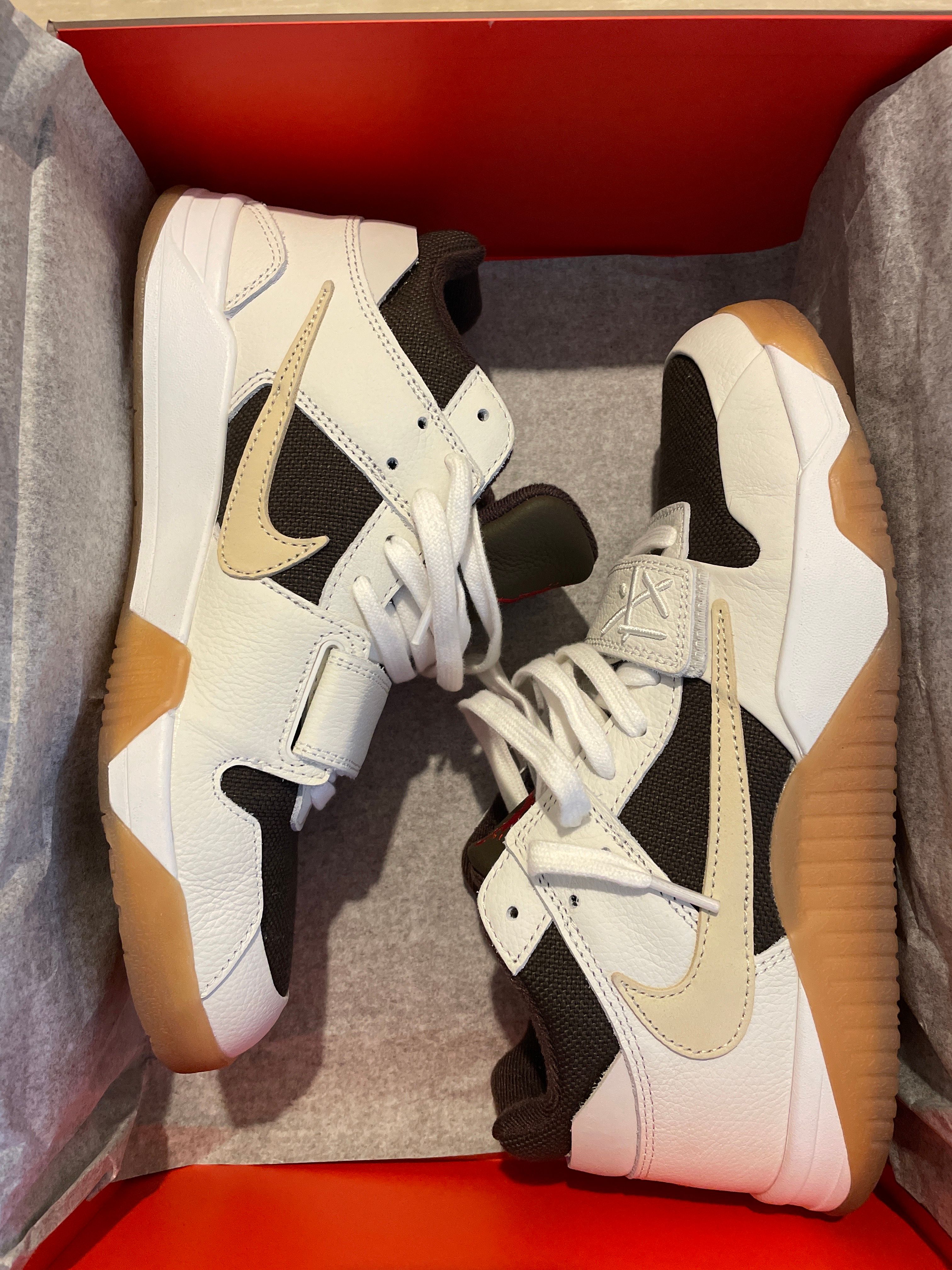 Travis Scott × Nike Jordan Jumpman Jack TR "Sail and Dark Mocha"