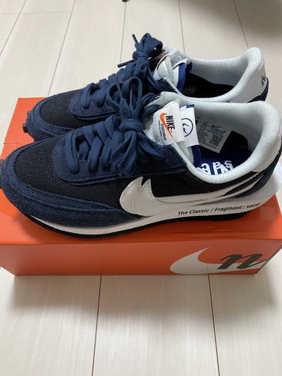 Fragment × sacai × Nike LD Waffle "Blackended Blue"