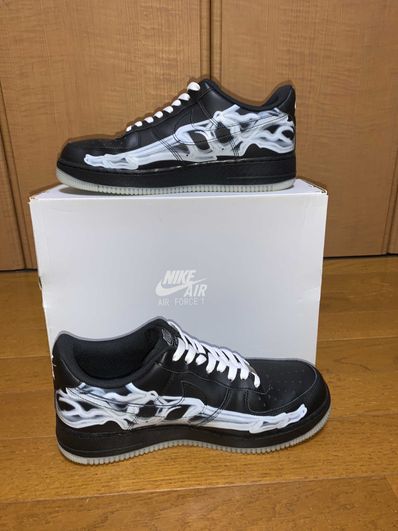 Nike Air Force 1 Low "Black Skeleton"
