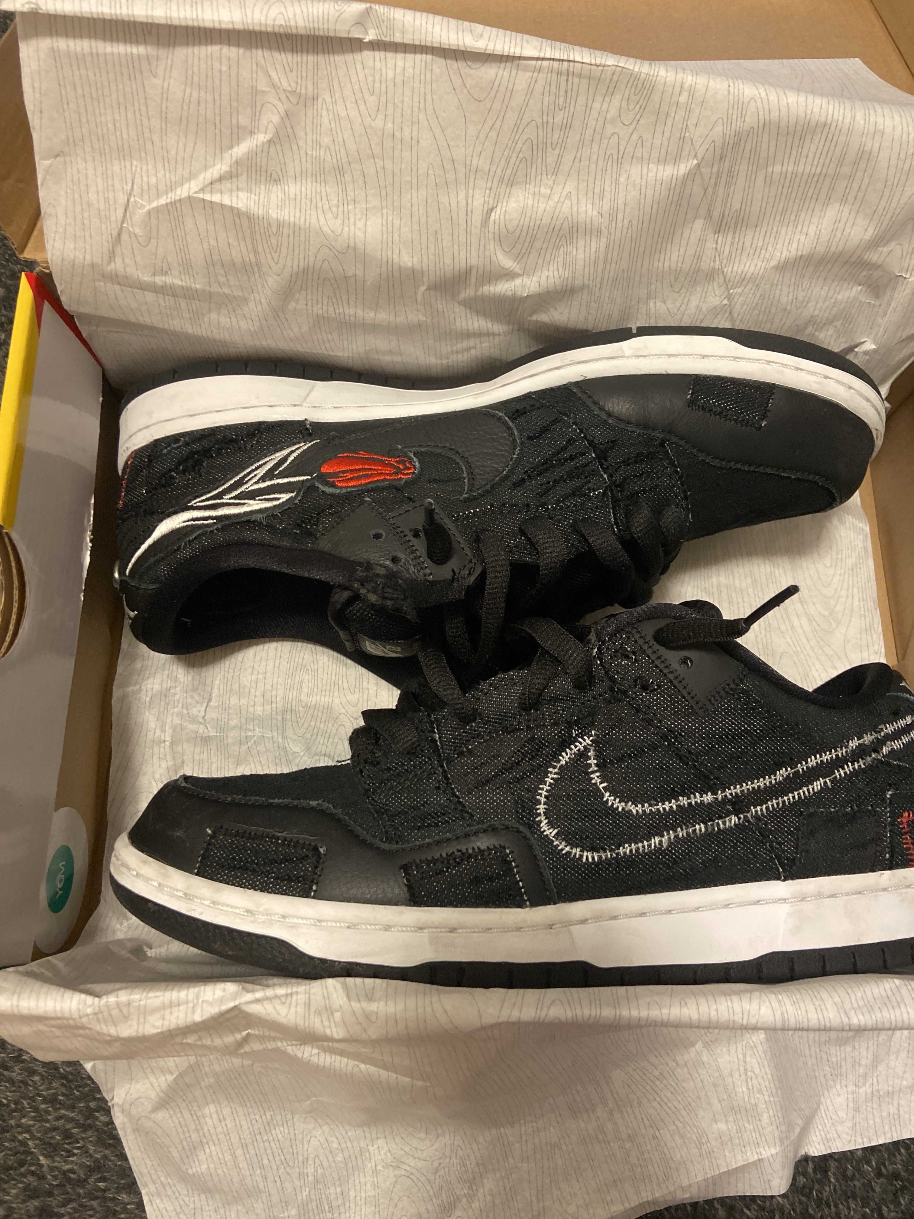 Wasted Youth × Nike SB Dunk Low "Black Denim" / VERDY