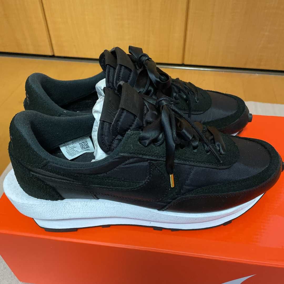 sacai × Nike LDV Waffle "Triple Black"