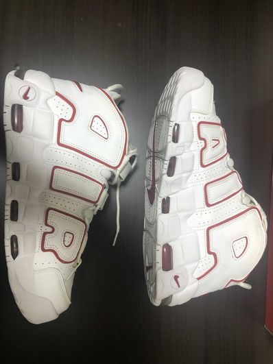 NIKE AIR MORE UPTEMPO "WHITE/VARSITY RED" (2018)