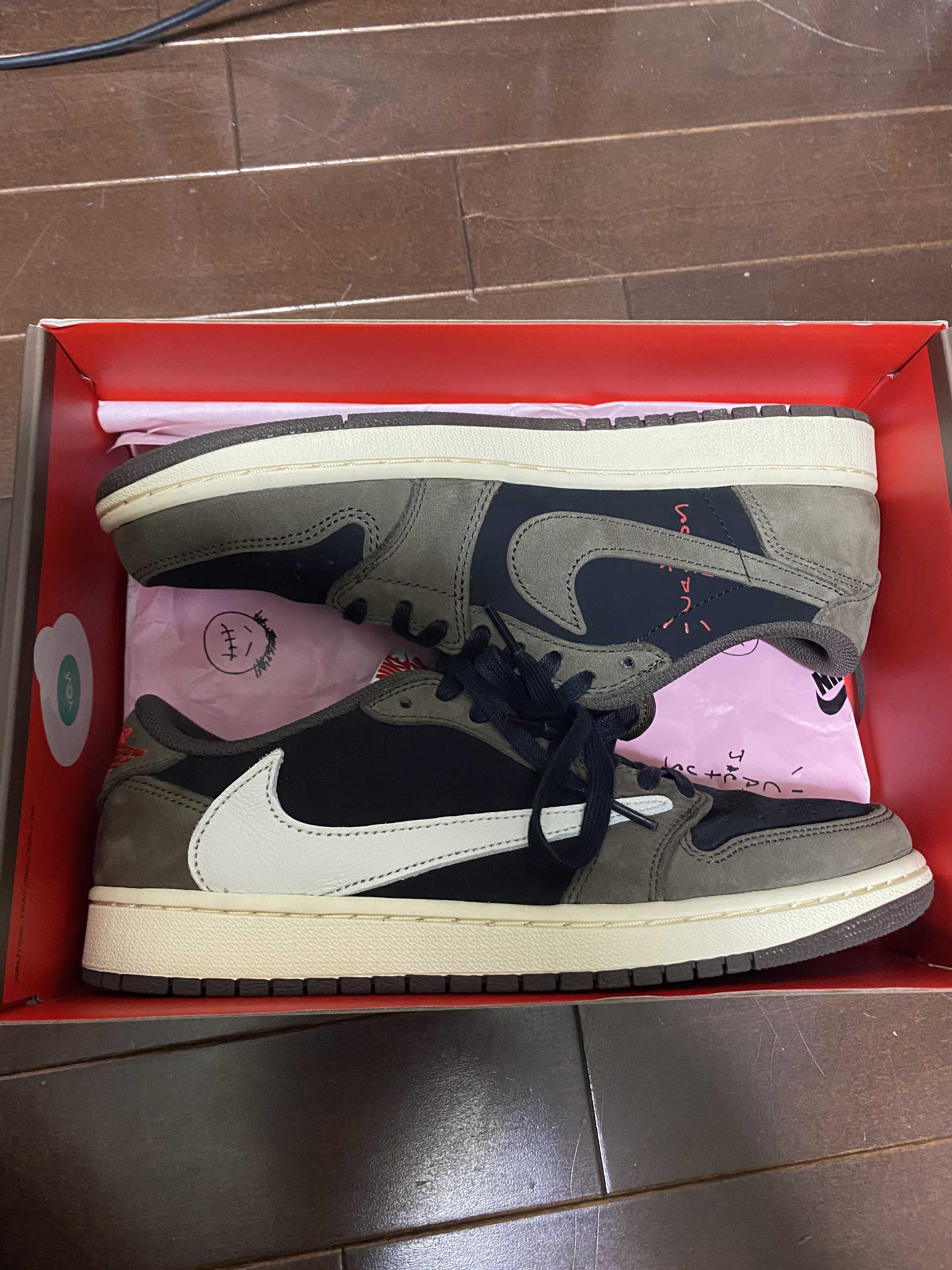 Travis Scott × Nike Air Jordan 1 Low OG SP-T "Black/Dark Mocha"