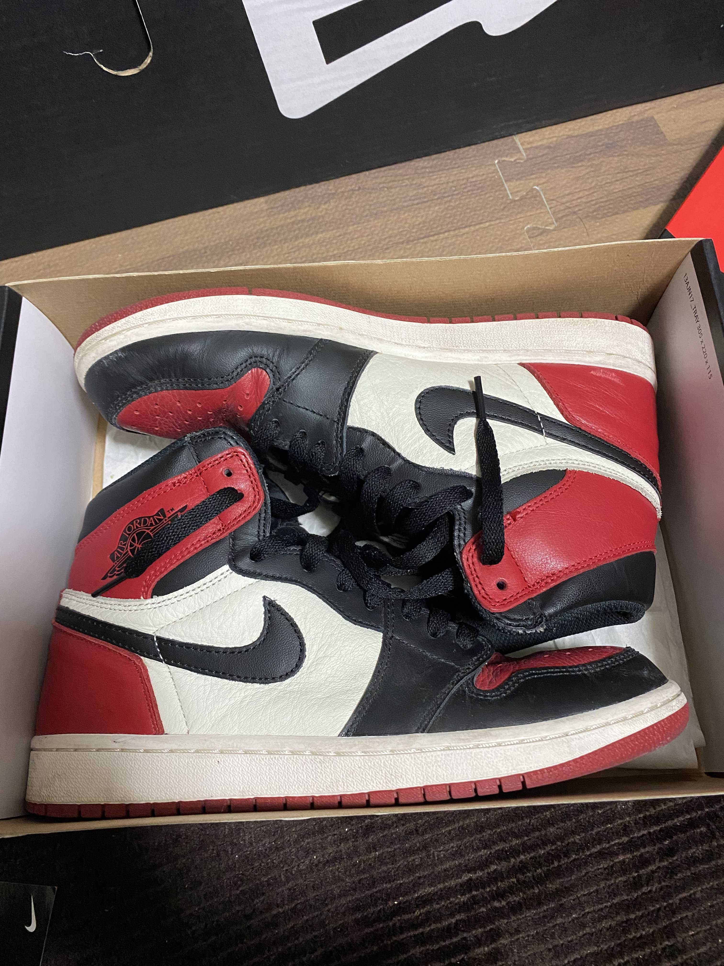 Nike Air Jordan 1 Retro High OG "Bred Toe"