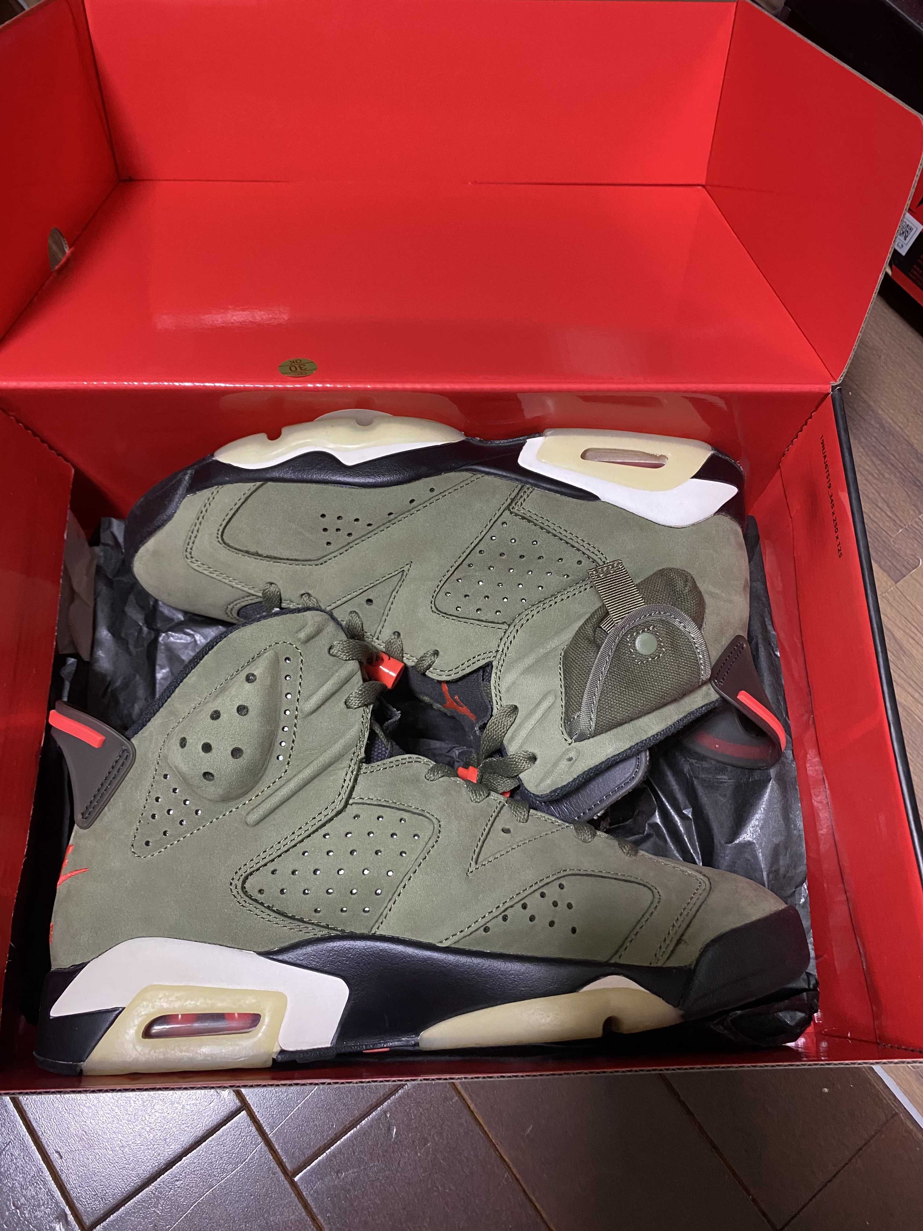 Travis Scott × Nike Air Jordan 6 Retro "Medium Olive"