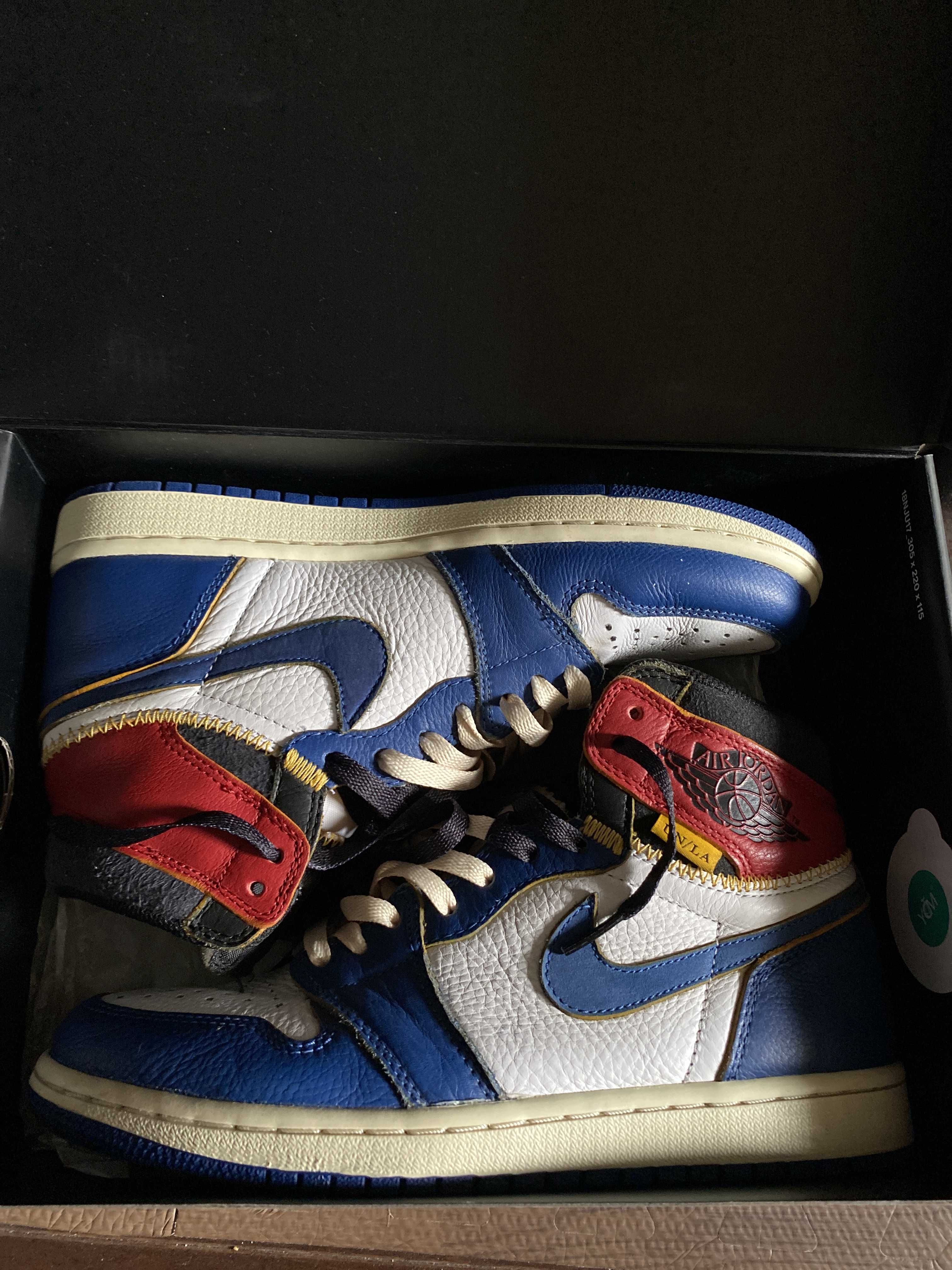 Union × Nike Air Jordan 1 Retro High OG NRG "Storm Blue/Varsity Red"