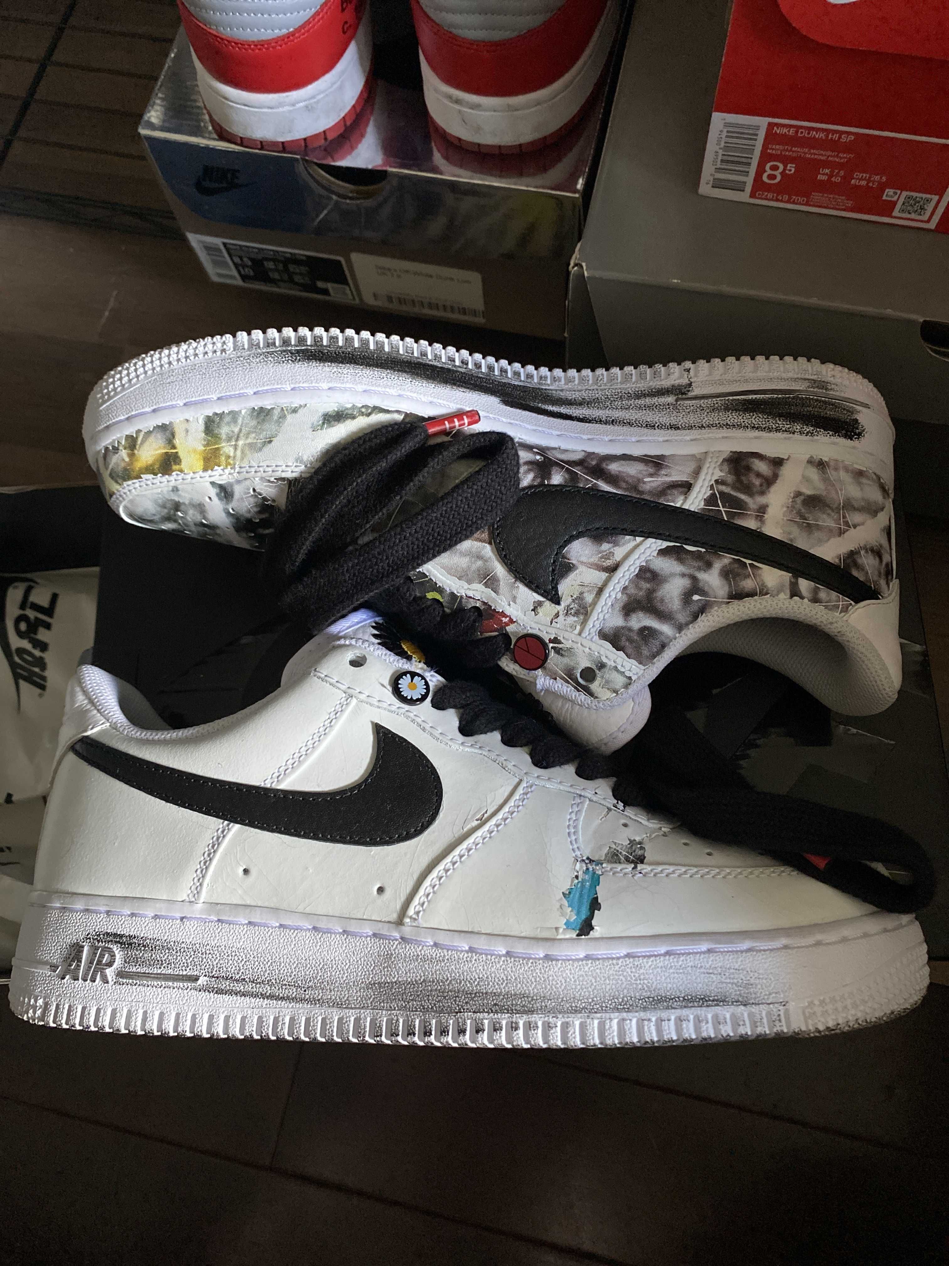 PEACEMINUSONE × Nike Air Force 1 Low "Para-noise/White/Black" / G-DRAGON