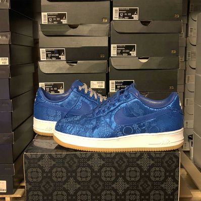 CLOT × Nike Air Force 1 Low "Blue"
