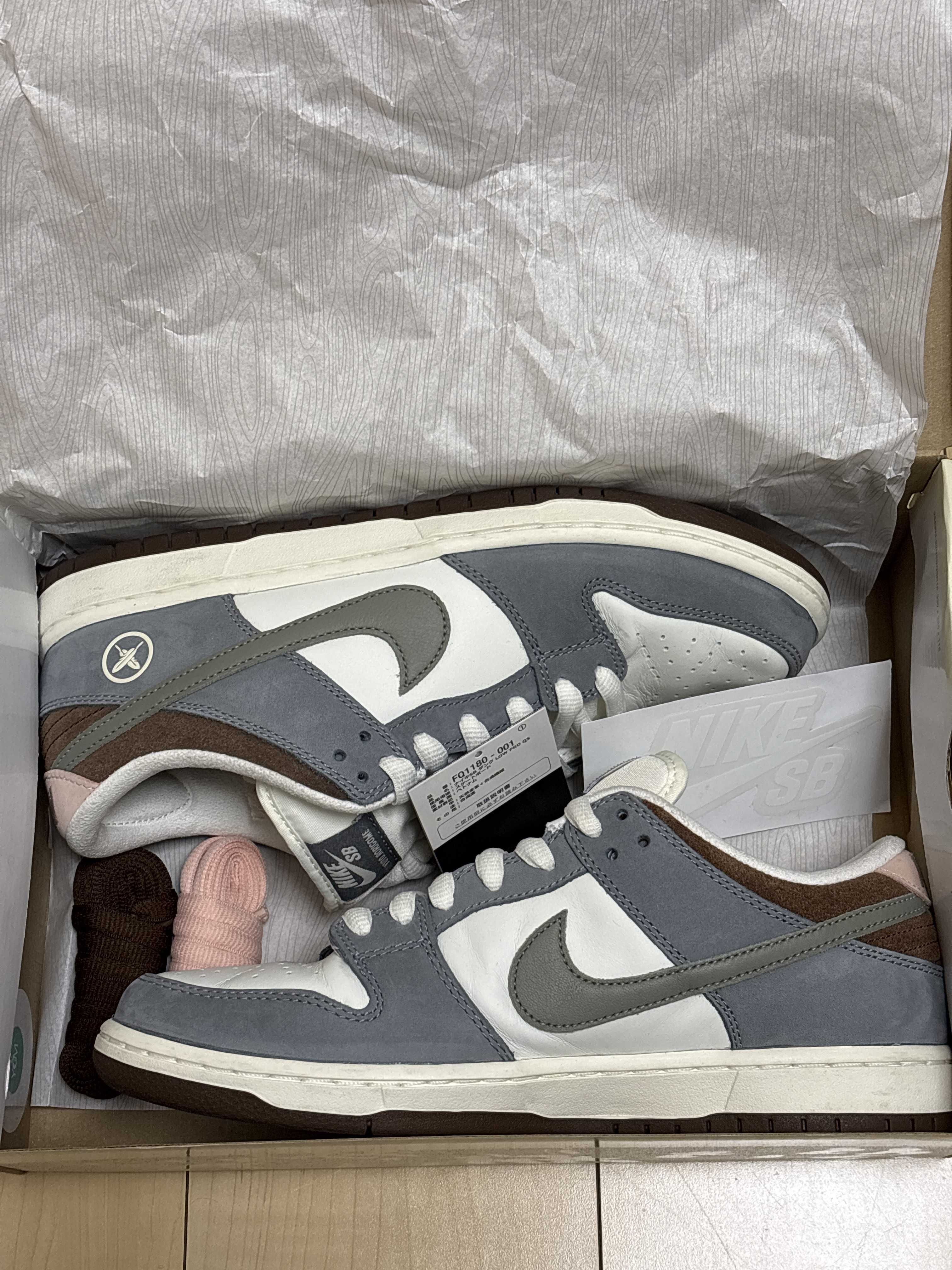 堀米 雄斗(Yuto Horigome) × Nike SB Dunk Low Pro QS "Wolf Grey"