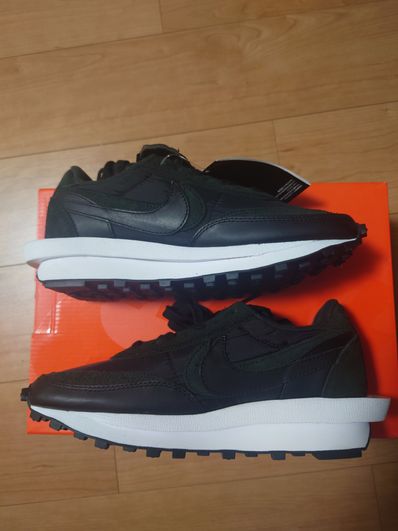 sacai × Nike LDV Waffle "Triple Black"