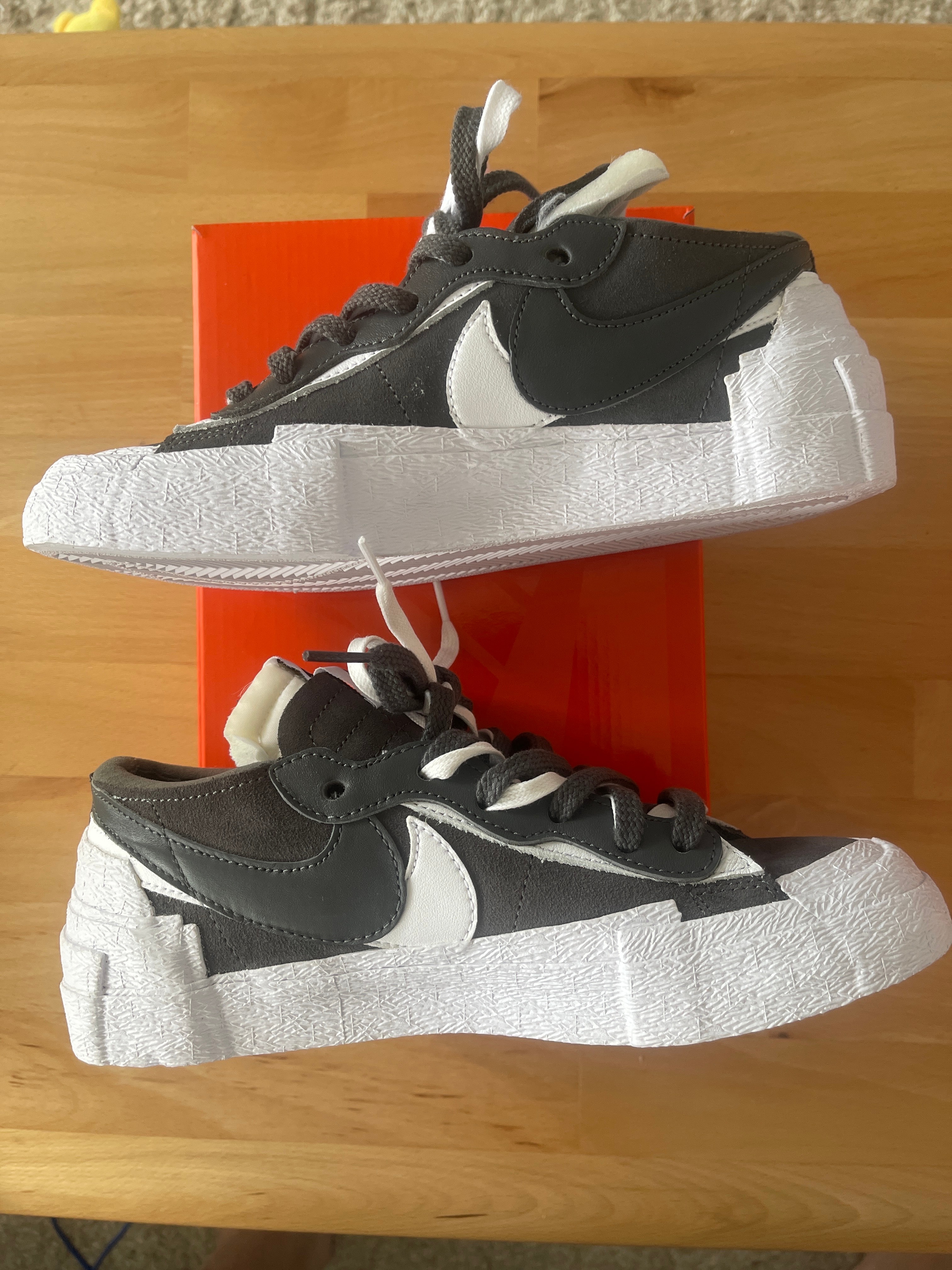 Sacai × Nike Blazer Low "Iron Grey"