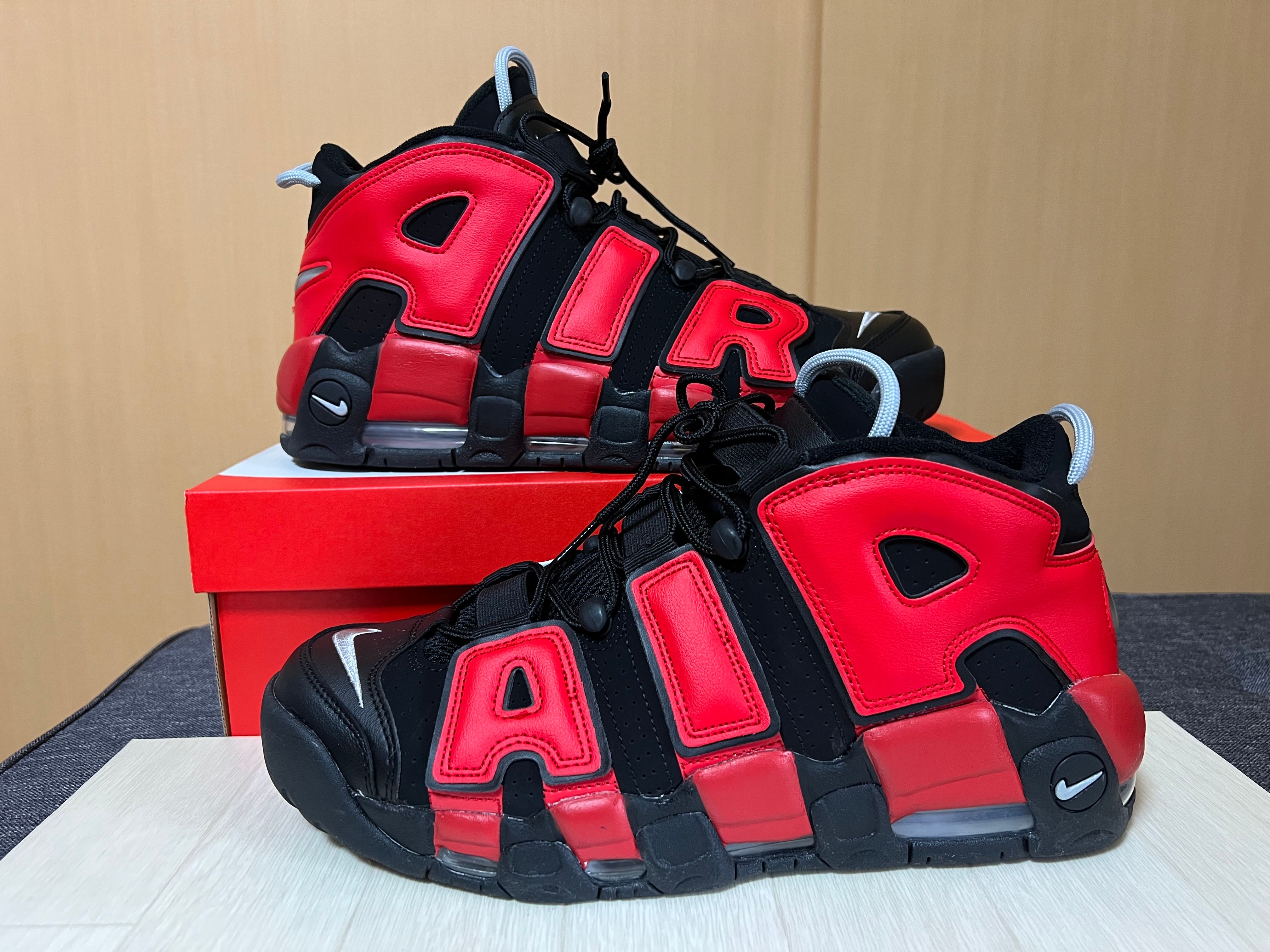 Nike Air More Uptempo '96 "Black and University Red"