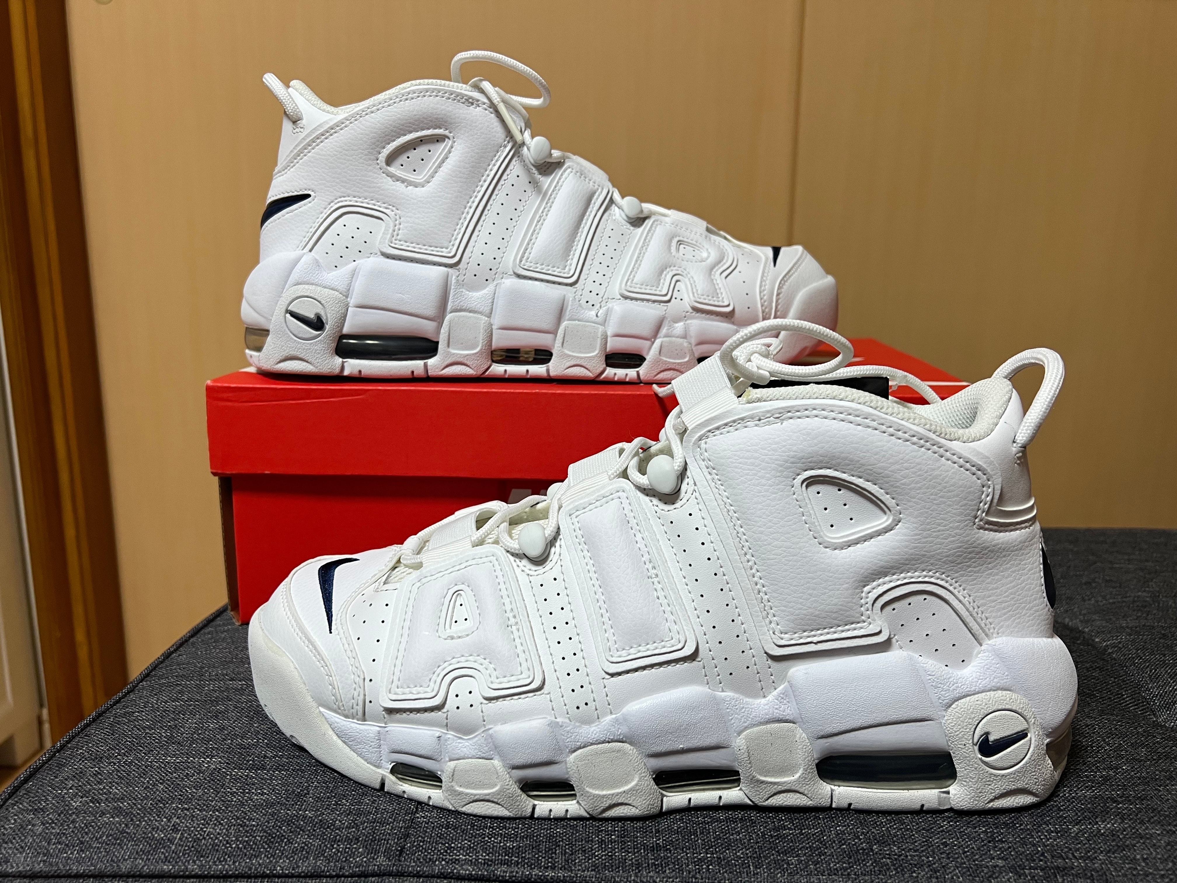 Nike Air More Uptempo "White/Midnight Navy"