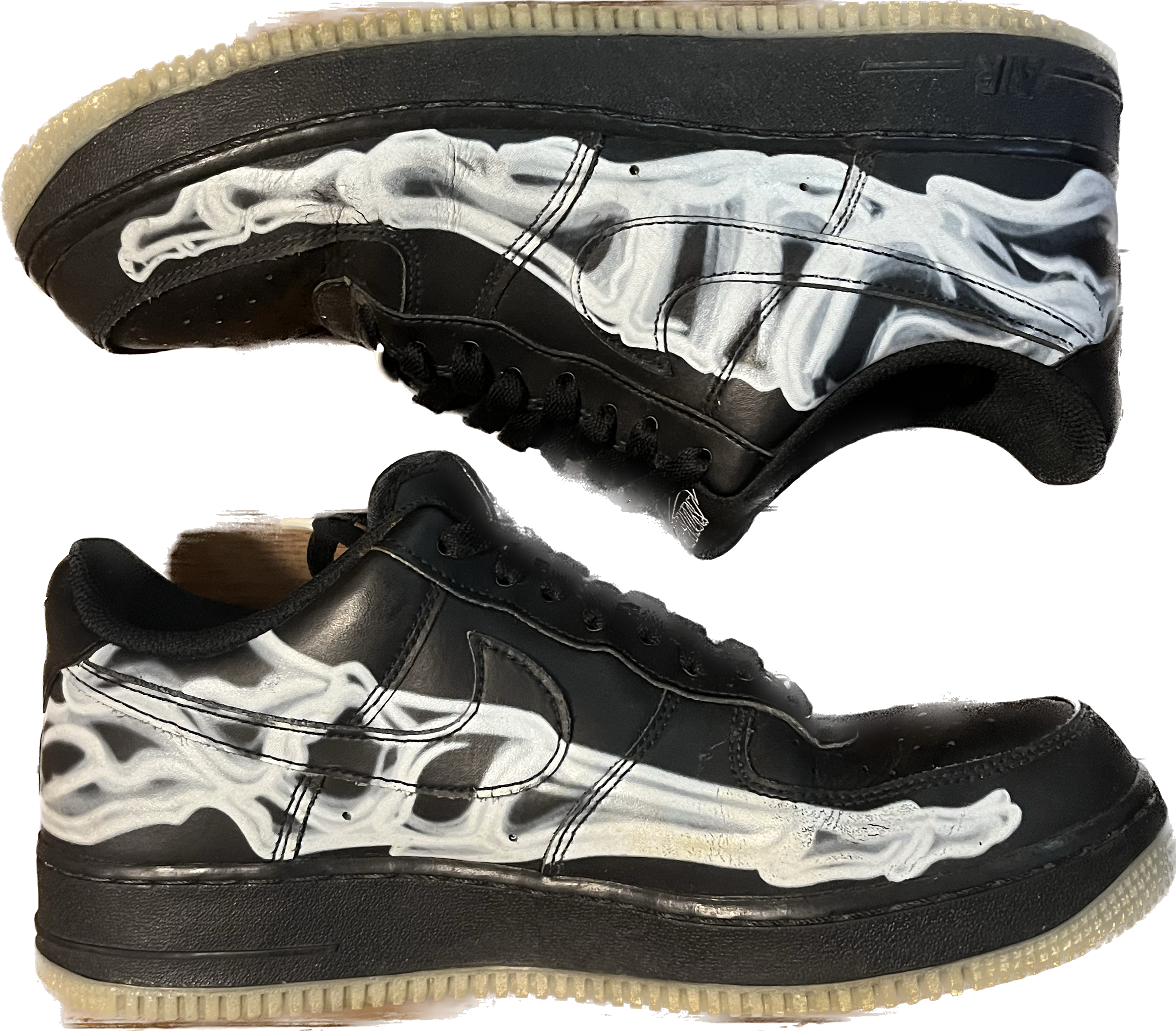 Nike Air Force 1 Low "Black Skeleton"