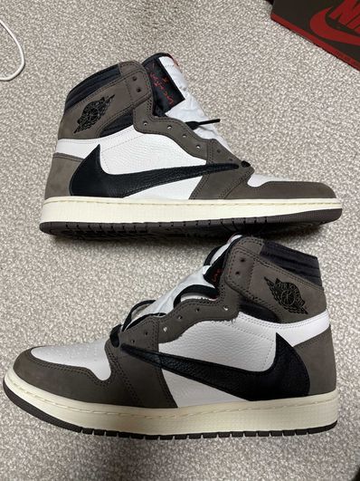 Travis Scott × Nike Air Jordan 1 Retro High OG TS SP "Sail/Dark Mocha"