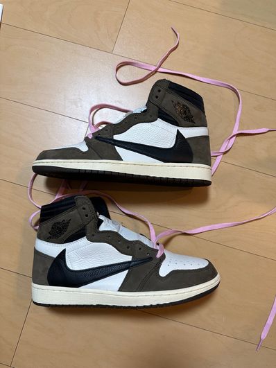 Travis Scott × Nike Air Jordan 1 Retro High OG TS SP "Sail/Dark Mocha"
