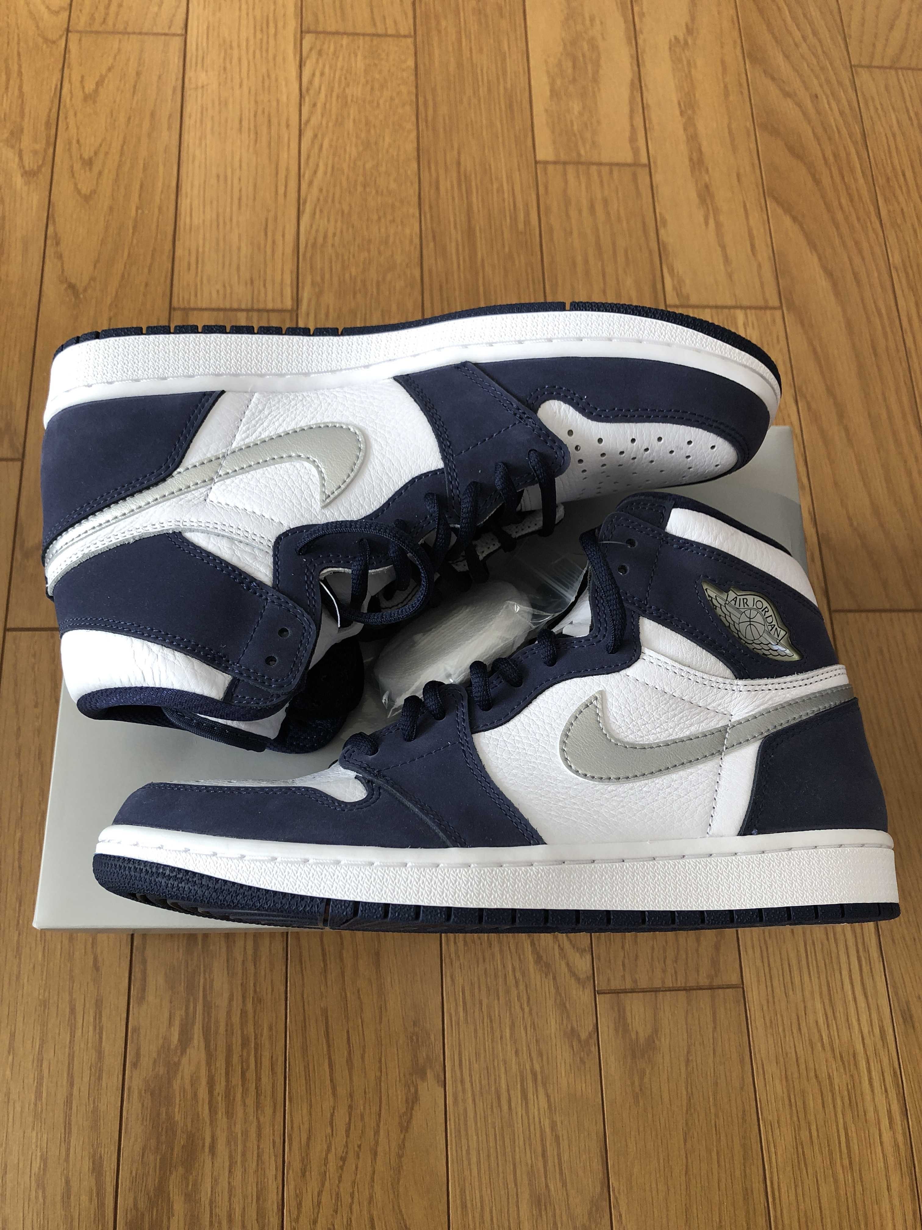 Nike Air Jordan 1 High OG CO.JP "White/Midnight Navy" (2020)(ブリーフケースなし)