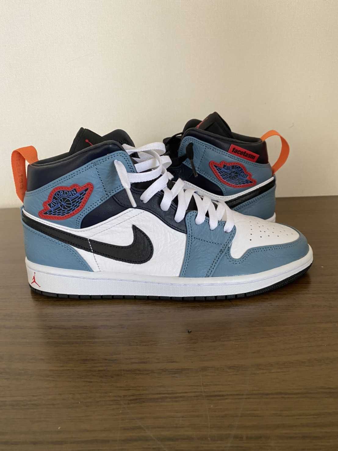 FACETASM × Nike Air Jordan 1 Mid "White/Navy"