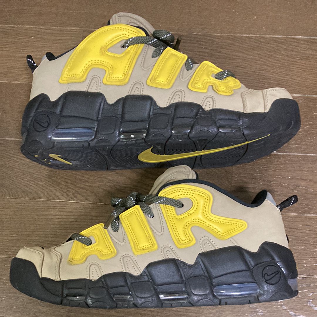 AMBUSH × Nike Air More Uptempo Low "Vivid Sulfur and Limestone"