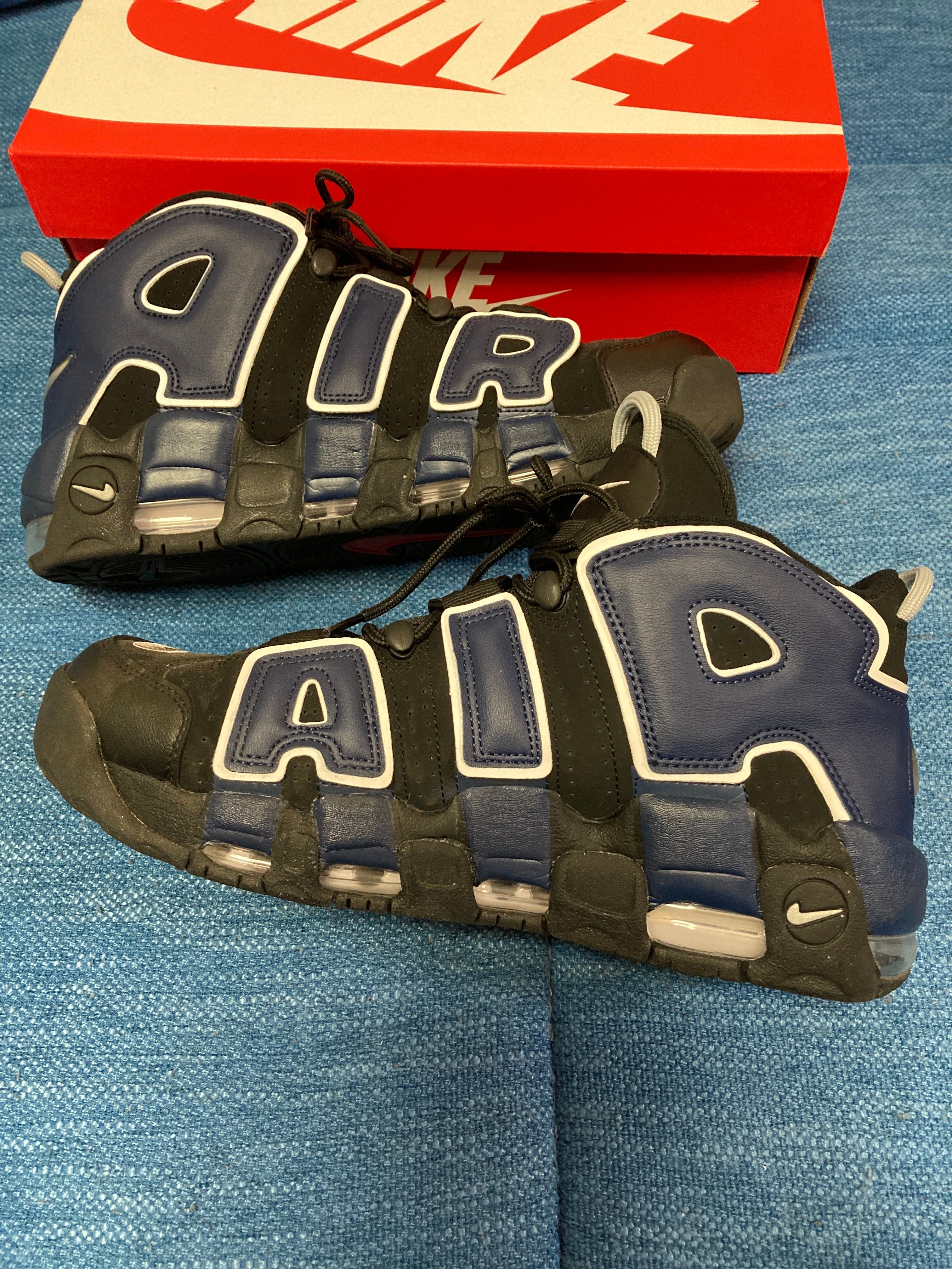 Nike Air More Uptempo '96 "Black and University Red"